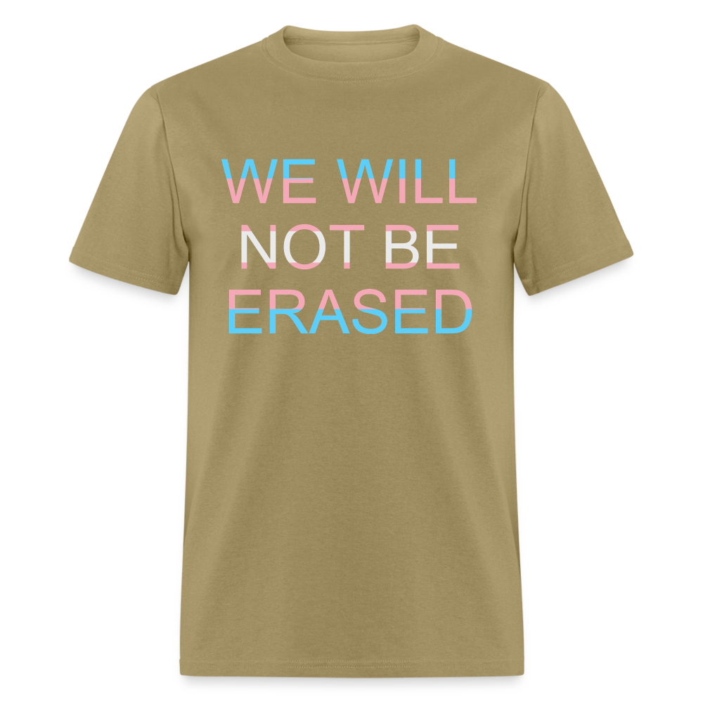 No Erasure Charity Tee - khaki