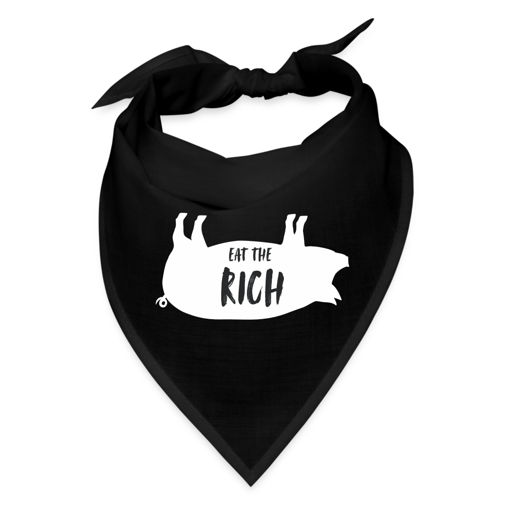 Eat The Rich Bandana - black