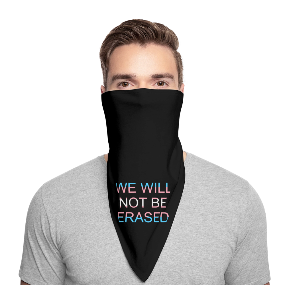 No Erasure Charity Bandana - black