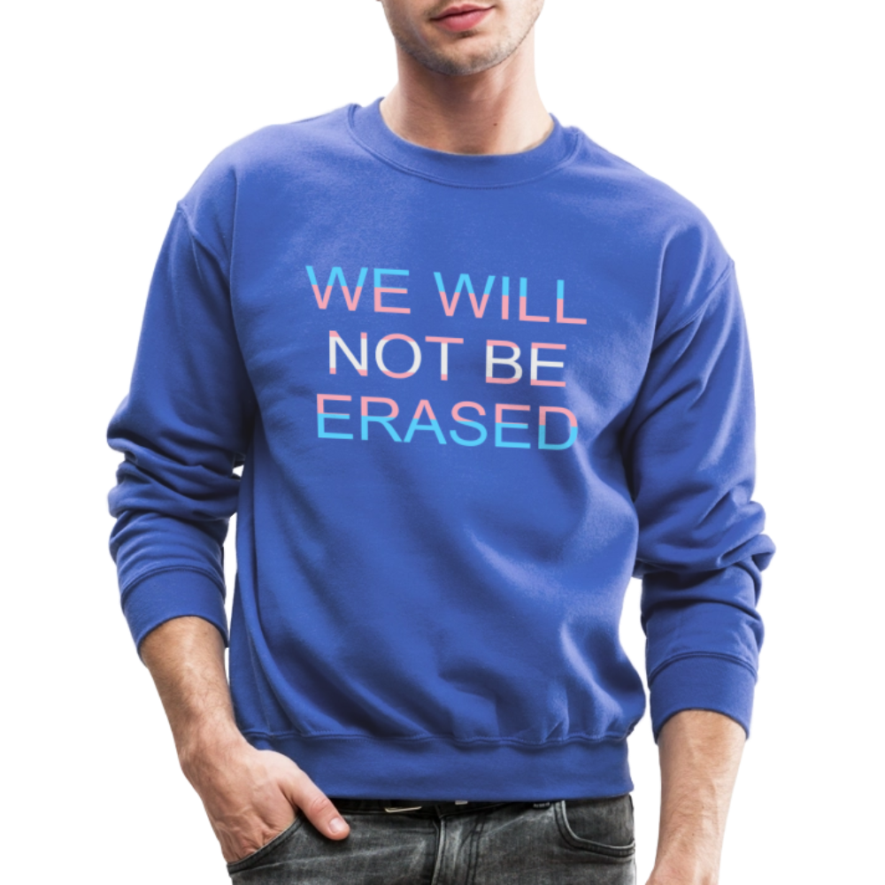 No Erasure Sweatshirt - royal blue