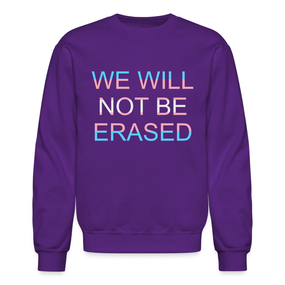 No Erasure Sweatshirt - purple