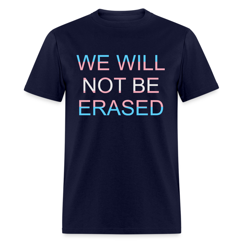 No Erasure Charity Tee - navy