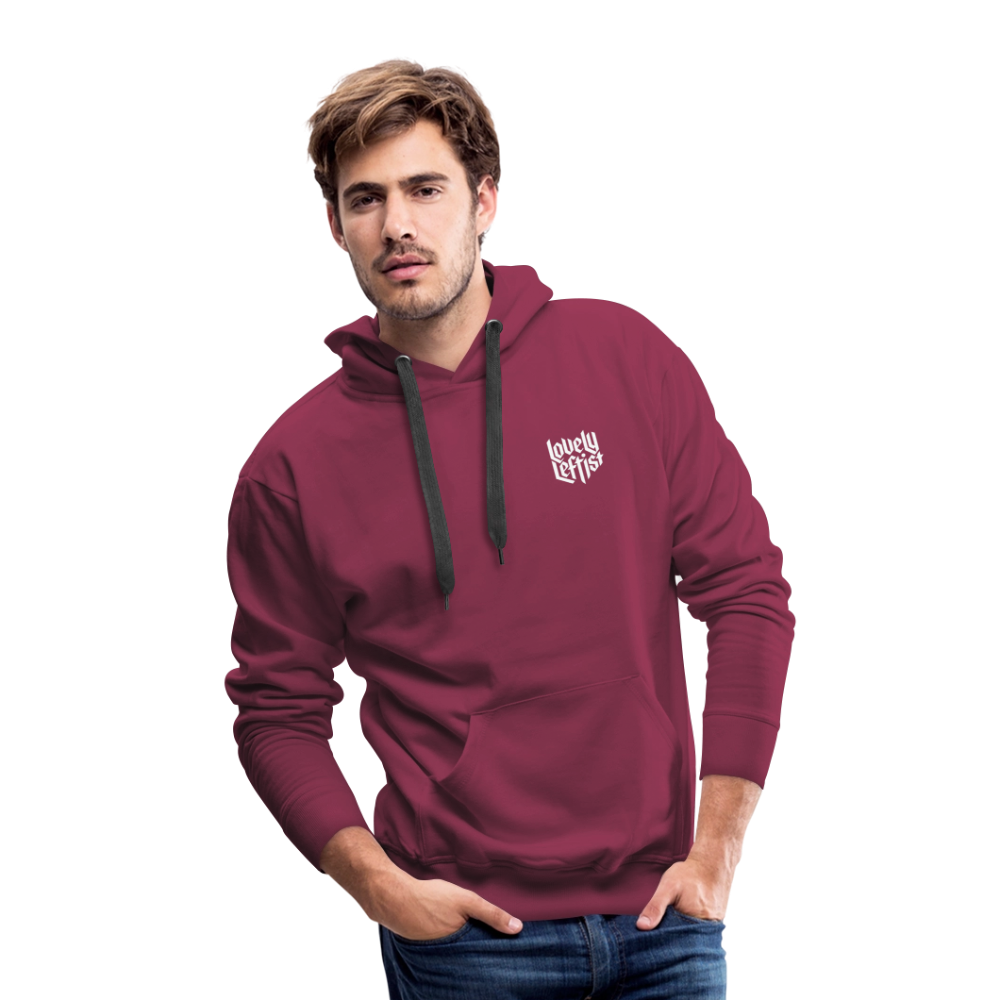 Eat The Rich Hoodie - burgundy