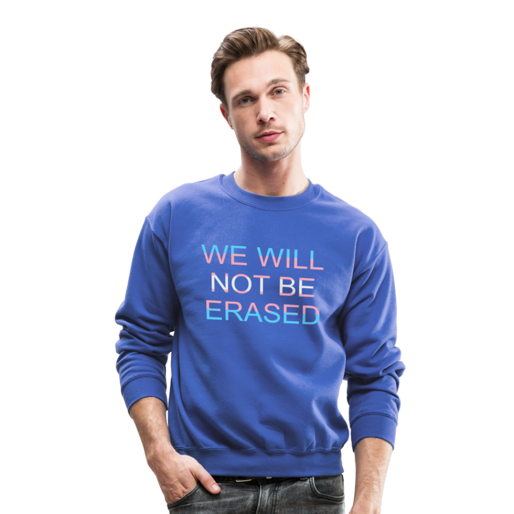 No Erasure Sweatshirt - royal blue