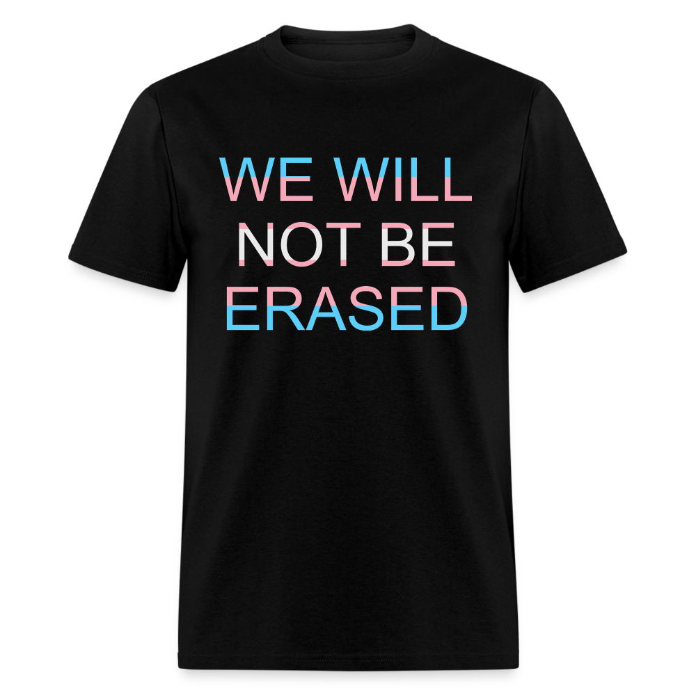 No Erasure Charity Tee - black