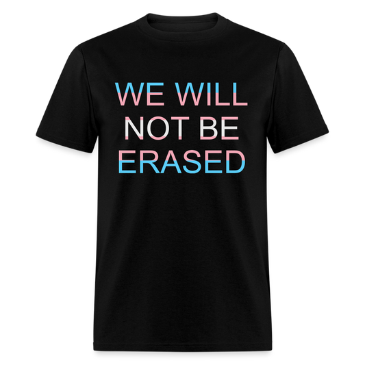 No Erasure Charity Tee - black