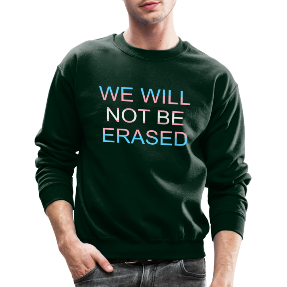 No Erasure Sweatshirt - forest green