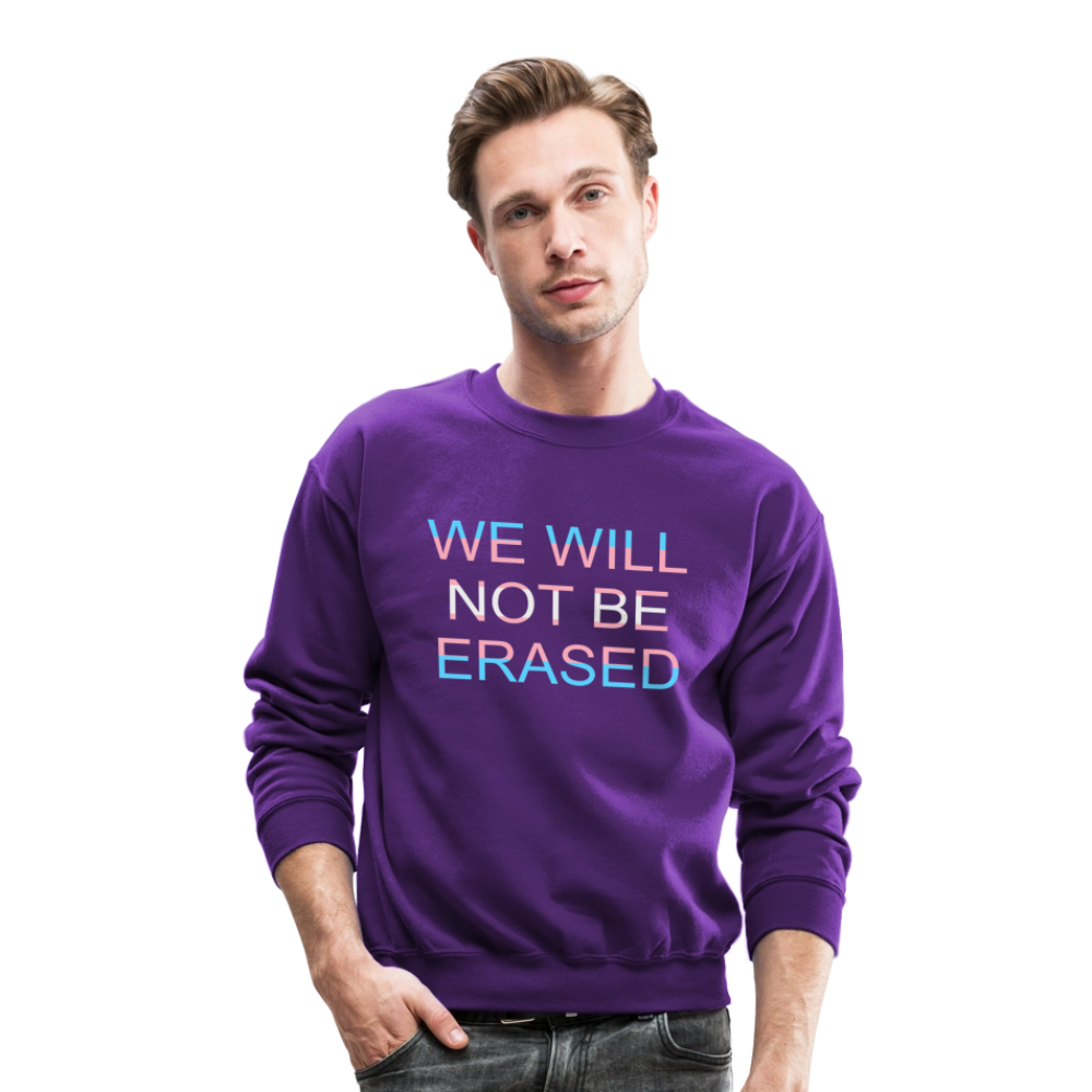 No Erasure Sweatshirt - purple