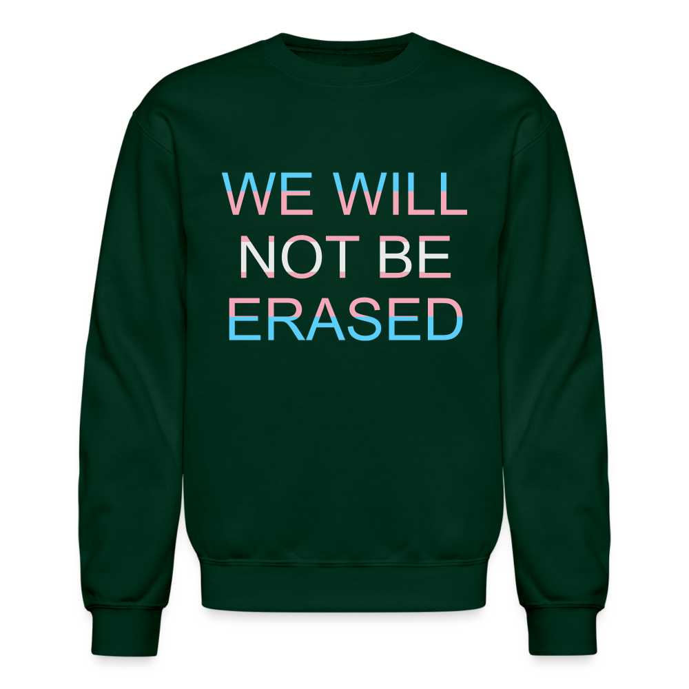 No Erasure Sweatshirt - forest green