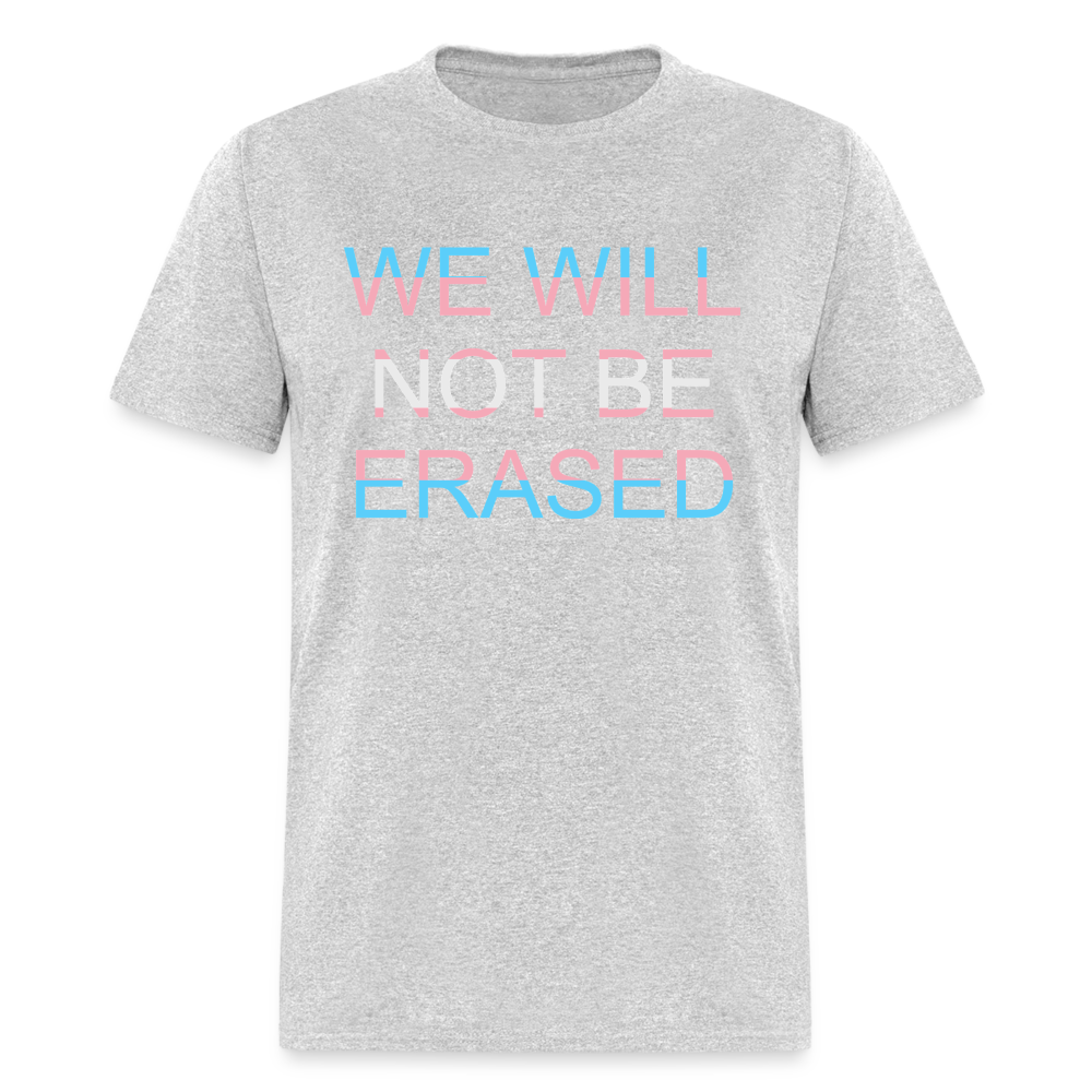 No Erasure Charity Tee - heather gray