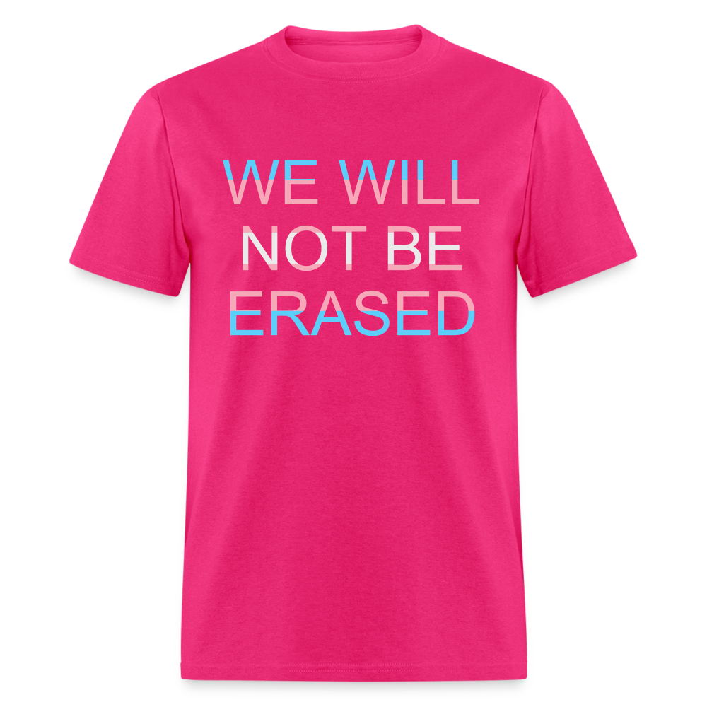 No Erasure Charity Tee - fuchsia